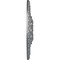 Ekena Millwork Vaduz Ceiling Medallion (Fits Canopies up to 3 1/2"), 23 1/2"OD x 3 1/2"ID x 2 1/8"P, Platinum CM23VAPLS - alternate 4